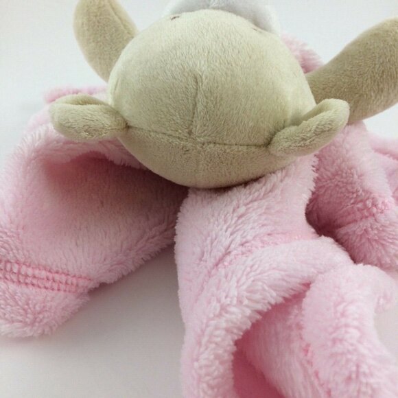 Baby Gear Pink Lovey Plush Teddy Bear I Love Heart Hugs Security Blanket AS IS - Picture 5 of 12